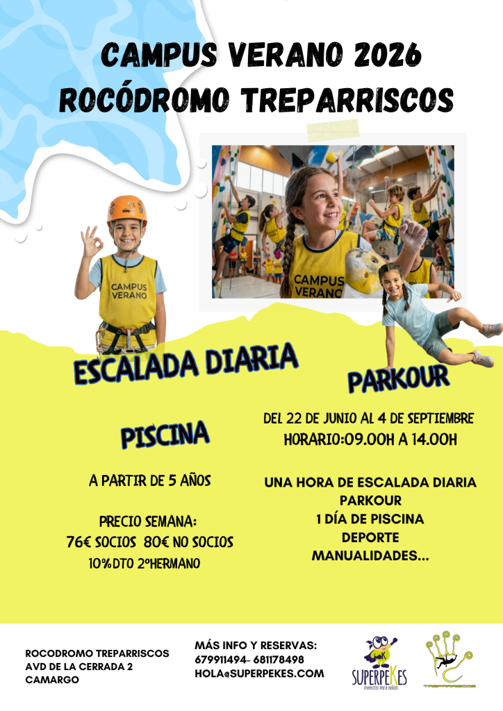 CAMPUS ROCDROMO verano 2026