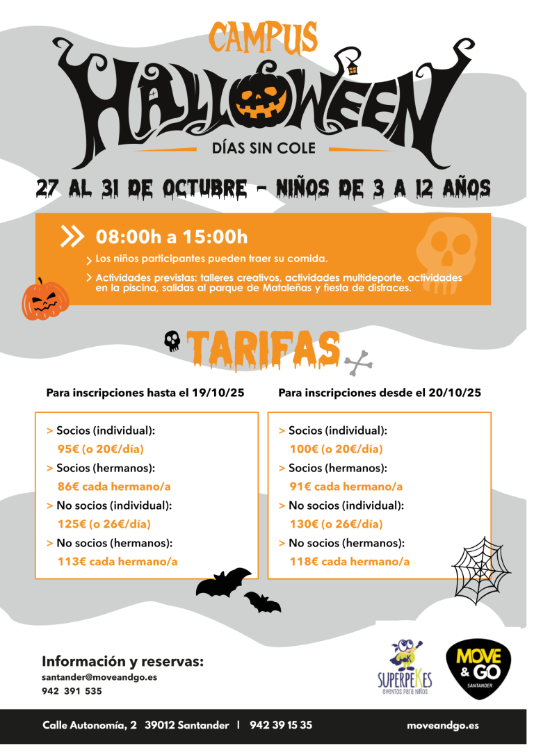move and go santander halloween campus